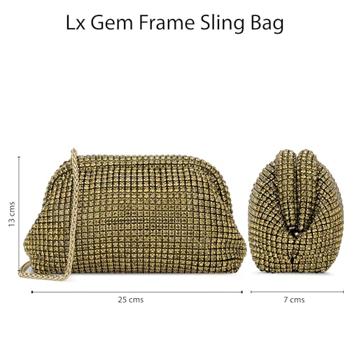 Lavie Luxe Women's Frame Cross Body Sling Bag | Ladies Purse Handbag | Gift for Women - Goyalsons ShopMax