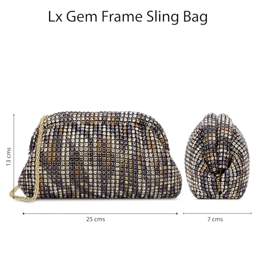 Lavie Luxe Women's Frame Cross Body Sling Bag | Ladies Purse Handbag | Gift for Women - Goyalsons ShopMax