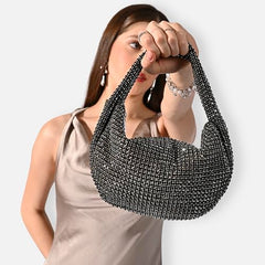 Lavie Luxe women's Gem Hobo Bag | Hobo Handbag for Work | Ladies Purse | Stylish Shoulder Bag | Gift For Women - Goyalsons ShopMax