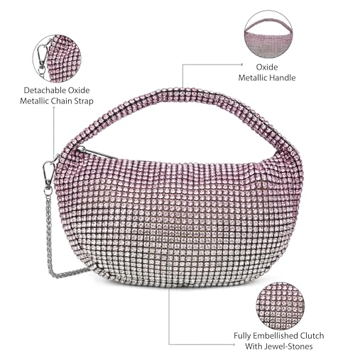Lavie Luxe women's Gem Hobo Bag | Hobo Handbag for Work | Ladies Purse | Stylish Shoulder Bag | Gift For Women - Goyalsons ShopMax