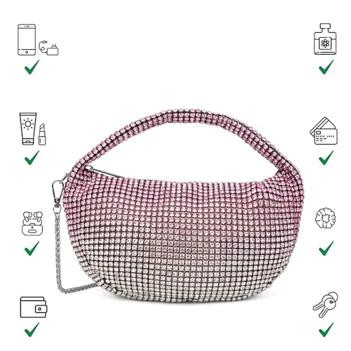 Lavie Luxe women's Gem Hobo Bag | Hobo Handbag for Work | Ladies Purse | Stylish Shoulder Bag | Gift For Women - Goyalsons ShopMax