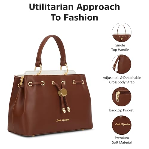 Lavie Signature Women's Bahamas Satchel Bag | Satchel Handbag for Work | Ladies Purse | Stylish Shoulder Bag | Gift for Women