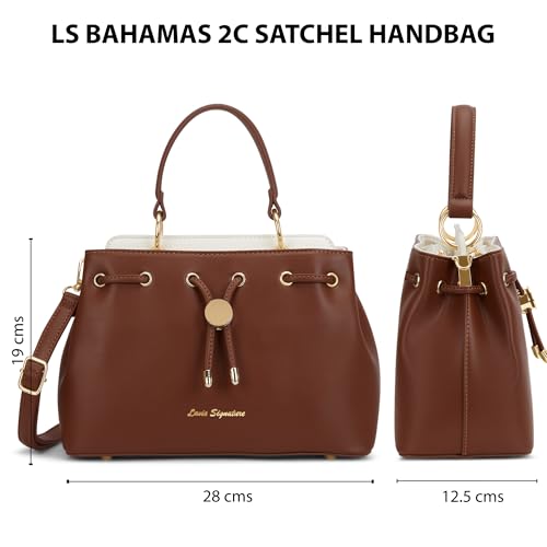 Lavie Signature Women's Bahamas Satchel Bag | Satchel Handbag for Work | Ladies Purse | Stylish Shoulder Bag | Gift for Women