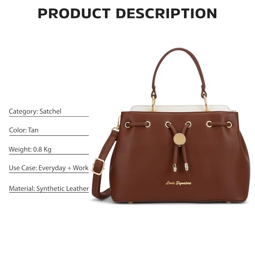 Lavie Signature Women's Bahamas Satchel Bag | Satchel Handbag for Work | Ladies Purse | Stylish Shoulder Bag | Gift for Women