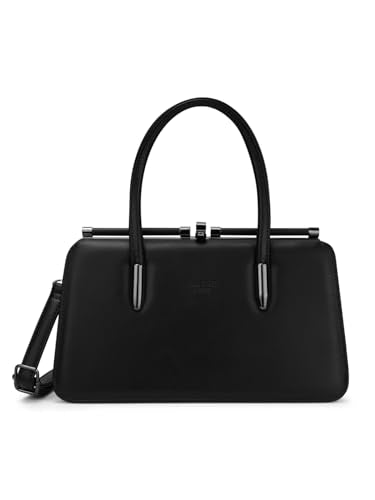 Lavie Luxe Women's Book Dual Handle Frame Satchel Handbag | Satchel Bag for Work | Ladies Purse | Stylish Shoulder Bag | Gift For Women - Goyalsons ShopMax