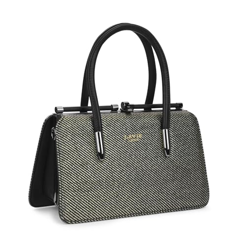 Lavie Luxe Women's Glam Book Dual Handle Satchel Handbag | Satchel Bag for Work | Ladies Purse | Stylish Shoulder Bag | Gift For Women - Goyalsons ShopMax