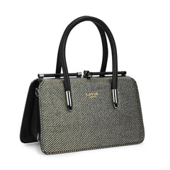 Lavie Luxe Women's Glam Book Dual Handle Satchel Handbag | Satchel Bag for Work | Ladies Purse | Stylish Shoulder Bag | Gift For Women - Goyalsons ShopMax