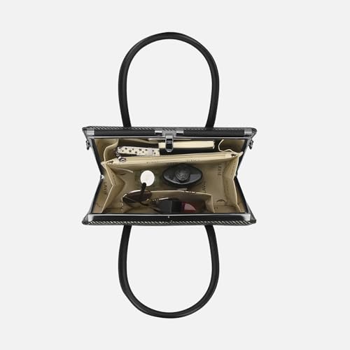 Lavie Luxe Women's Glam Book Dual Handle Satchel Handbag | Satchel Bag for Work | Ladies Purse | Stylish Shoulder Bag | Gift For Women - Goyalsons ShopMax