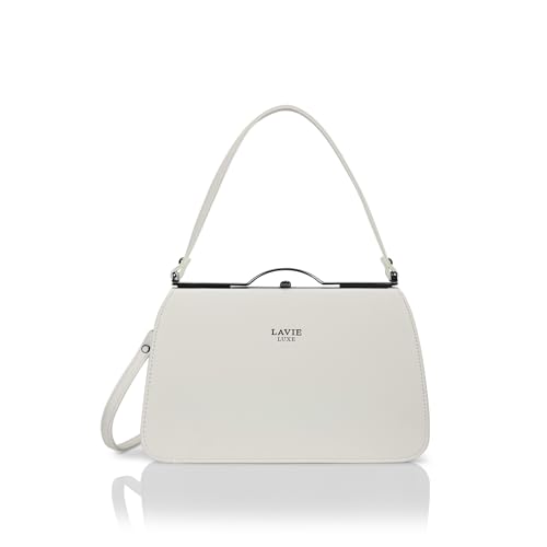 Lavie Luxe Women's Book Satchel Frame Satchel Handbag | Satchel Bag for Work | Ladies Purse | Stylish Shoulder Bag | Gift For Women - Goyalsons ShopMax