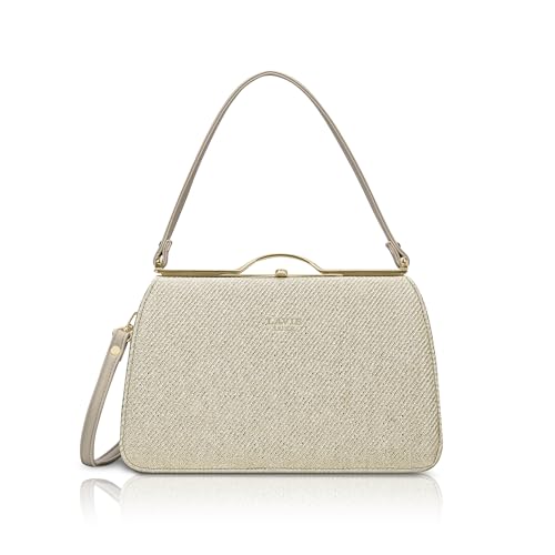 Lavie Luxe Women's Glam Book Satchel Frame Satchel Handbag | Satchel Bag for Work | Ladies Purse | Stylish Shoulder Bag | Gift For Women - Goyalsons ShopMax