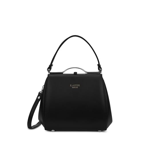 Lavie Luxe Women's Fluff25 Frame Satchel Handbag | Satchel Bag for Work | Ladies Purse | Stylish Shoulder Bag | Gift For Women - Goyalsons ShopMax
