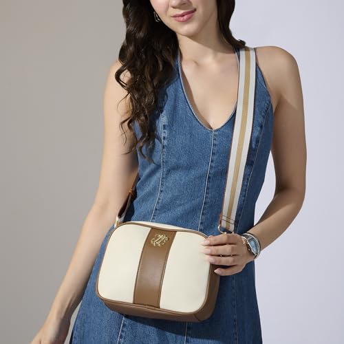 Lavie Signature Women's Tulsa Colourblock Box Crossbody Sling Bag | Ladies Purse Handbag | Gift for Women