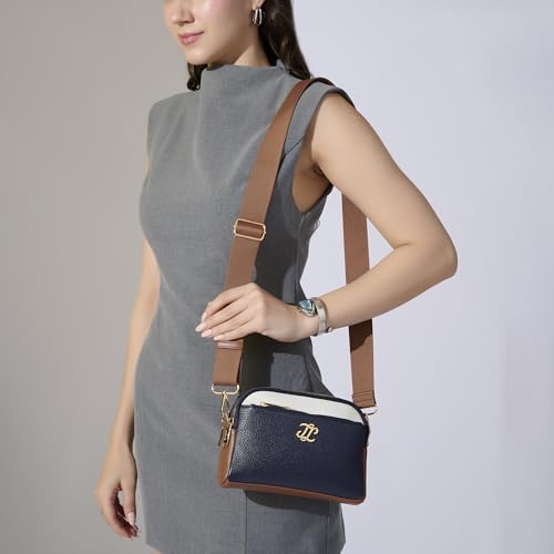 Lavie Signature Women's Eugene Colourblock Crossbody Sling Bag | Ladies Purse Handbag | Gift for Women