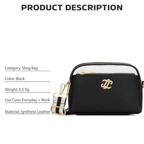 Lavie Signature Women's Eugene Colourblock Crossbody Sling Bag | Ladies Purse Handbag | Gift for Women