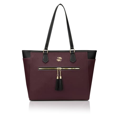 Lavie Signature Women's Knoxville Colourblock Tote Laptop Bag | Tote Laptop Bag for Work | Ladies Purse | Stylish Shoulder Bag | Gift for Women