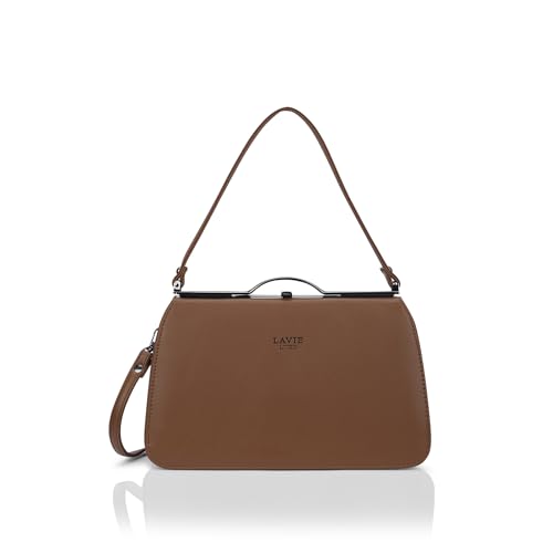 Lavie Luxe Women's Book Satchel Frame Satchel Bag | Satchel Handbag for Work | Ladies Purse | Stylish Shoulder Bag | Gift for Women - Goyalsons ShopMax