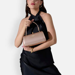 Lavie Luxe Women's Marie Frame Satchel Bag | Satchel Handbag for Work | Ladies Purse | Stylish Shoulder Bag | Gift for Women