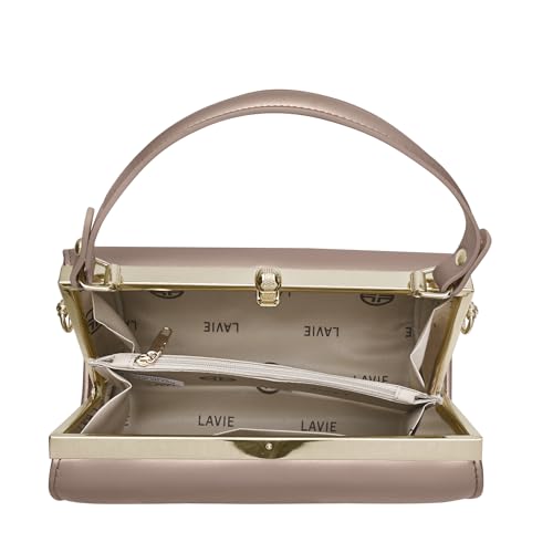 Lavie Luxe Women's Marie Frame Satchel Bag | Satchel Handbag for Work | Ladies Purse | Stylish Shoulder Bag | Gift for Women