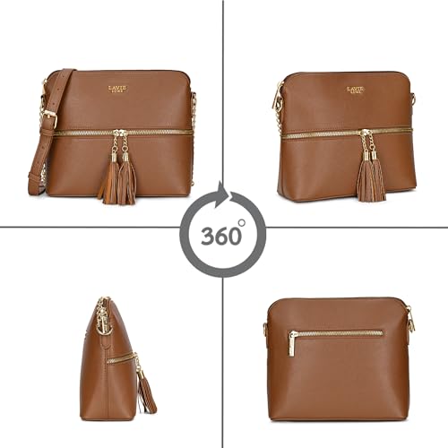 Lavie Luxe Women's Tiara26 Tassel Crossbody Sling Bag | Ladies Purse Handbag | Gift for Women