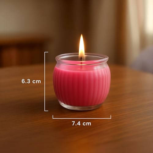 Iris Homefragrances Ribbed Jar Candle- 110g - Fragrance Cool Blue (Set of 2)