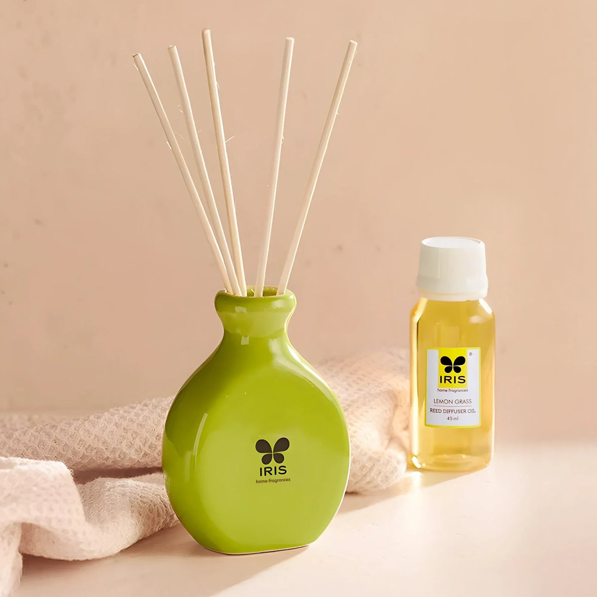 IRIS Lemongrass Reed Diffuser Set