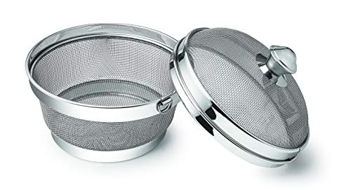 homez store Multi Purpose Basket with Cover 8, Steel Grey (KS913)