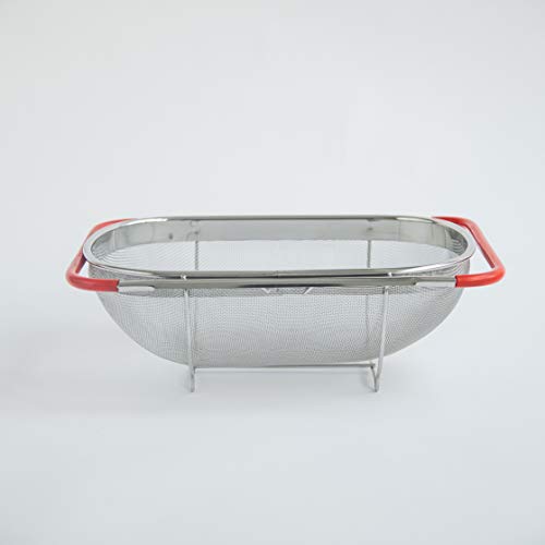 homez Store Sink Basket, Steel Grey