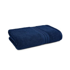 MYTRIDENT Bath Towel for Men Large Size, Cotton Bath Towel for Women, Classic Towel, 525 GSM 100% Cotton Towel for Bath, 1 Pc Bath Towel - Medieval Blue