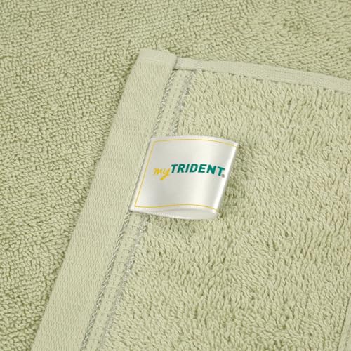 MYTRIDENT Bath Towel for Men Large Size, Cotton Bath Towel for Women, Classic Towel, 525 GSM 100% Cotton Towel for Bath, 1 Pc Bath Towel - Nature Green