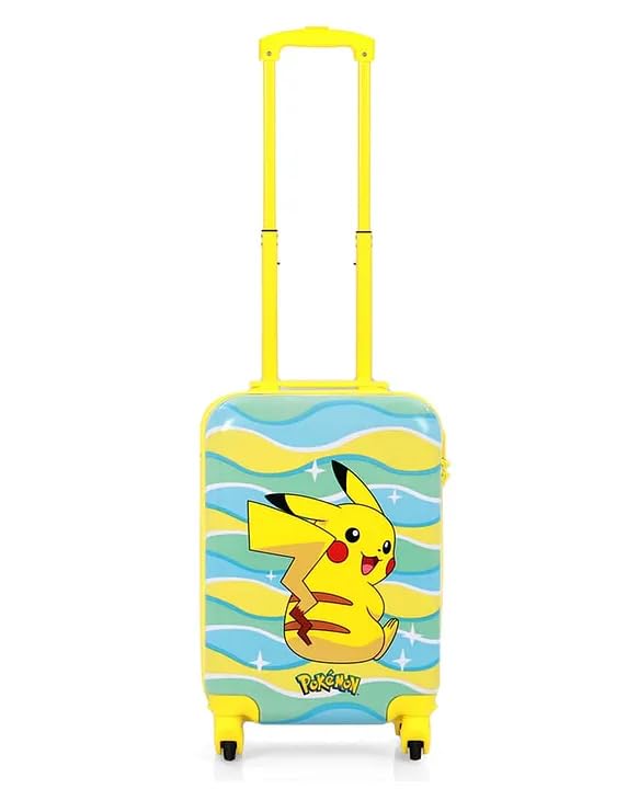 STRIDERS Pokémon Hard Luggage 18" Lightweight, Durable & Travel-Friendly Spinner Suitcase for Kids - Goyalsons ShopMax