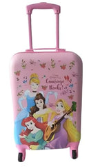 STRIDERS Disney Princess 20 Inch Kids Luggage Bag Lightweight, Durable & Travel-Ready Suitcase - Goyalsons ShopMax