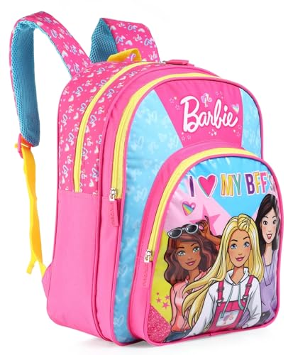 STRIDERS Barbie School Backpack for Kids  Trendy, Lightweight Backpack with Padded Comfortable Straps & Adjustable Compartments  Perfect for Young Learners  Ideal for Age 35 Years  14 inches - Goyalsons ShopMax