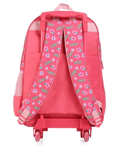 STRIDERS Barbie Kids Trolley School Bag | 16-Inch | Lightweight Backpack with Wheels | Spacious Compartments | Padded Straps | Perfect for Ages 68 - Goyalsons ShopMax