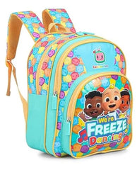 STRIDERS Cocomelon Kids Backpack | Lightweight Fun School Bag | Padded Comfortable Straps & Spacious Compartments | Perfect for Preschool & Toddlers | 36cm - Goyalsons ShopMax