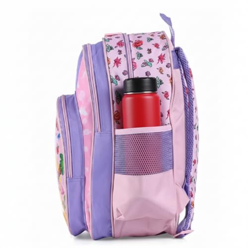 STRIDERS Disney Princess Kids Backpack | Lightweight Durable School Bag | Padded Comfortable Straps & Adjustable Compartments | Fun Trendy Design | Ideal for Ages 68 | 16 inches - Goyalsons ShopMax