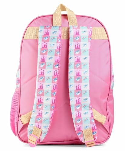 STRIDERS Disney Princess School Bag for Kids  Lightweight, Durable Backpack with Padded Comfortable Straps & Adjustable Design  Dreamy Pink for School & Play  Age 68 Years  16 inches - Goyalsons ShopMax