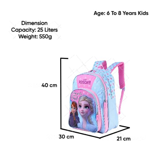 STRIDERS Frozen 14 Inch School Backpack for Kids Perfect for Preschool, Kindergarten, and Everyday Use for Ages 3-5 - Goyalsons ShopMax