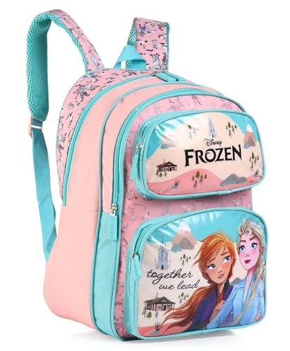 STRIDERS Enchanting Frozen School Backpack for Kids  Stylish, Durable, Fun Backpack with Padded Comfortable Straps & Spacious Compartments  Perfect for School Adventures  Age 35 Years  14 inches - Goyalsons ShopMax