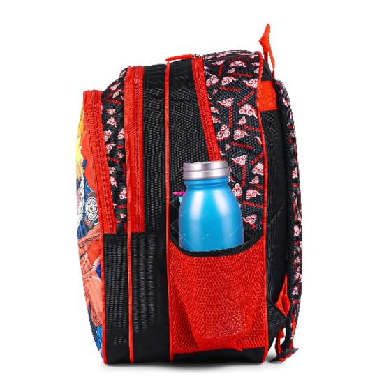 STRIDERS Naruto School Bag for Kids Spacious Durable Rolling Backpack with Padded Comfortable Straps & Fun Design Perfect for School Travel & Play (16 Inch) - Goyalsons ShopMax
