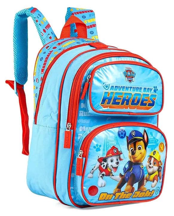 STRIDERS Paw Patrol Heroes School Bag for Kids  Durable, Lightweight Backpack with Padded Comfortable Straps & Fun Character Design  Perfect for School & Play  Age 68 Years  16 inches - Goyalsons ShopMax