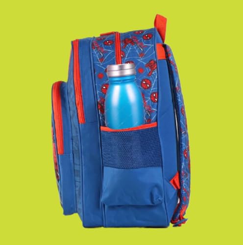 STRIDERS Spider-Man School Bag for Kids with Webbed Design (16 inches) - Goyalsons ShopMax