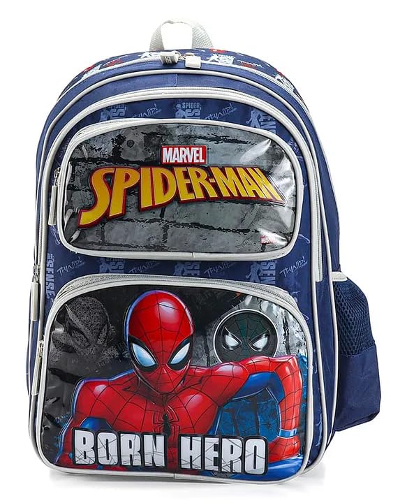 STRIDERS Spider-Man Ultimate Adventure School Backpack for Kids  Stylish, Durable Backpack with Padded Comfortable Straps & Spacious Compartments  Marvel-Inspired Design  Age 68 Years  18 inches - Goyalsons ShopMax