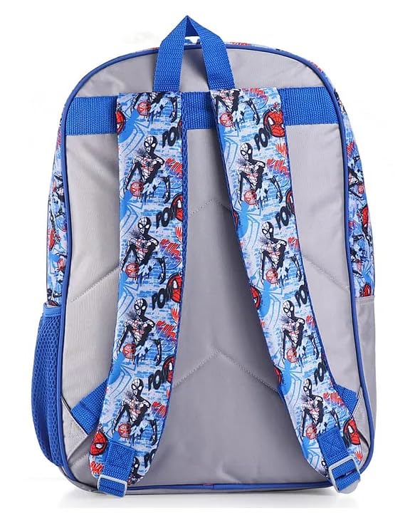 STRIDERS Spider-Man School Backpack for Kids  Durable, Lightweight & Spacious Bag with Padded Comfortable Straps, Marvel Superhero Design  Perfect for School, Travel & Daily Adventures  18 Inches - Goyalsons ShopMax