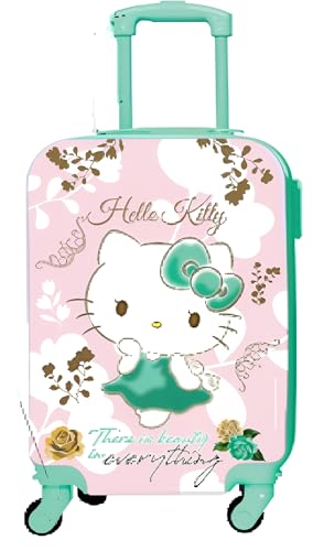 STRIDERS Hello Kitty Kids Luggage Bag | 18-Inch | Cute, Lightweight & Durable Travel Suitcase | Smooth Wheels | Perfect for School, Trips & Everyday Travel - Goyalsons ShopMax