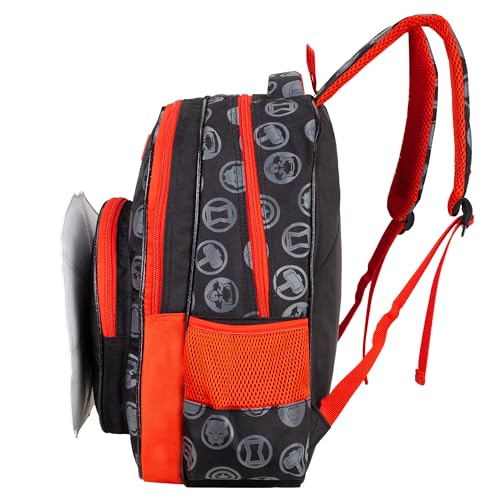 Marvel Avengers School Bag 16 Inch Captain America Iron Man Thor Print Backpack for Kids