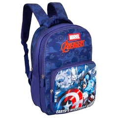 Marvel Avengers 16 Inch School Bag for Boys Blue Kids Backpack for Nursery & Primary