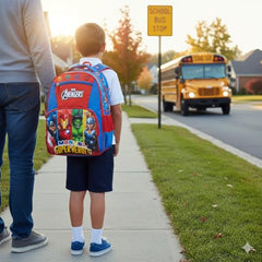 Marvel Avengers School Bag 16 Inch Kids Backpack for School & Tuition Captain America, Iron Man
