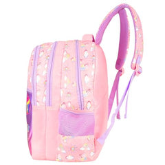 Barbie Pink 17 Inch Kids Backpack Lightweight, Durable School Bag for Girls