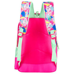 Barbie Stylish School Bag 16 Inch Pink Girls Backpack with Spacious Compartments