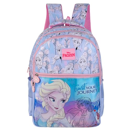 Disney Frozen 16 Inch School Bag for Kids Backpack with Multiple Compartments Travel & School Bag